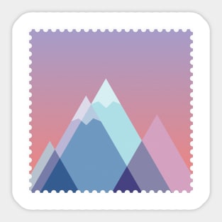 Mountains Sticker